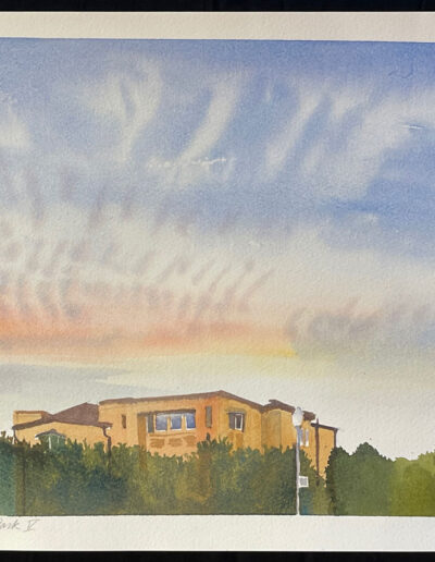 San Francisco Watercolor of West Clay Park by Lynn Sondag available at Avenue 12 Gallery