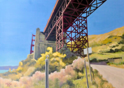 San Francisco Art Painting of the Golden Gate Bridge by Lawrence Kushner