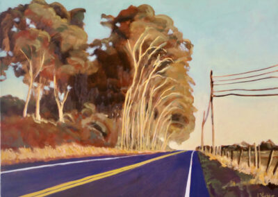 San Francisco Art Painting of Little River Highway One in Mendicino by Lawrence Kushner