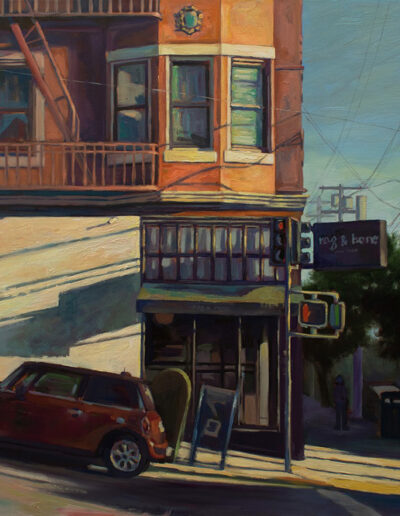 San Francisco street scene Oil Painting