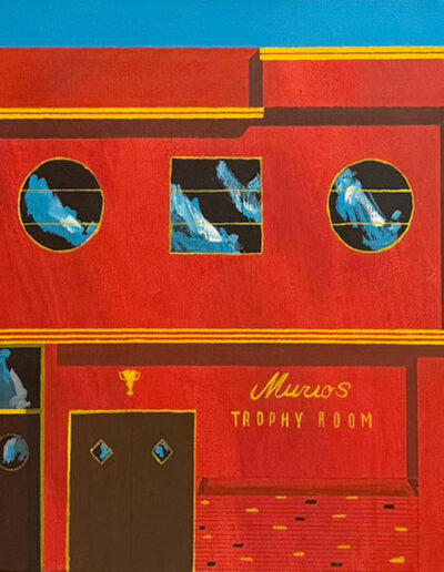 Murio's Trophy Room a Haight Street haunt with great art deco facade. san Francisco