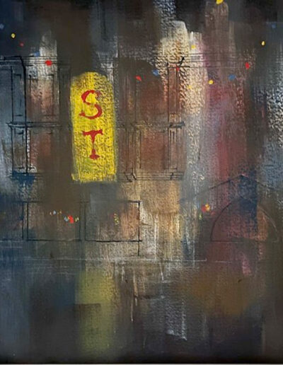Grant Avenue Savoy Tivoli San Francisco Painting