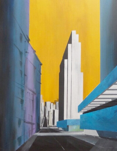 San Francisco Downtown Embarcadero Center painting